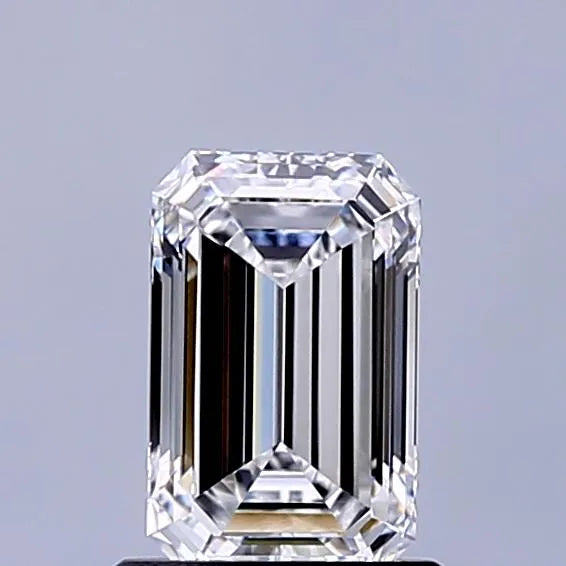 1.12ct Emerald Lab Grown Diamond (Colour D, Clarity VVS1, IGI Certified)