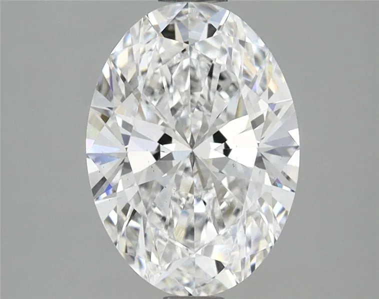 2.12ct Oval Lab Grown Diamond (Colour D, Clarity VS2, IGI Certified)