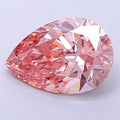 3.01ct Pear Lab Grown Diamond (Colour Fancy Vivid Pink, Clarity VS1, IGI Certified)