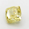 3.51ct Cushion modified Lab Grown Diamond (Colour Fancy Intense Yellow, Clarity VS1, IGI Certified)