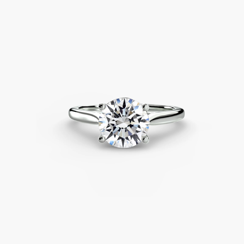 4ct Round Brilliant Lab Grown Diamond Ring