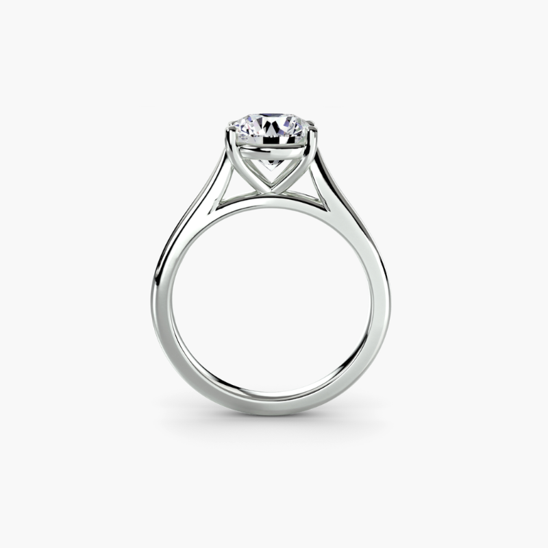 4ct Round Brilliant Lab Grown Diamond Ring