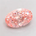 5.59ct Oval Lab Grown Diamond (Colour Fancy Vivid Pink, Clarity VS1, IGI Certified)