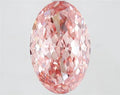 5.63ct Oval Lab Grown Diamond (Colour Fancy Vivid Pink, Clarity VVS2, IGI Certified)