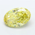 6.03ct Oval Lab Grown Diamond (Colour Fancy Intense Yellow, Clarity VS2, IGI Certified)