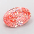 6.68ct Oval Lab Grown Diamond (Colour Fancy Vivid Pink, Clarity VS1, IGI Certified)