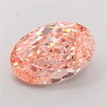 7.04ct Oval Lab Grown Diamond (Colour Fancy Vivid Pink, Clarity VVS2, IGI Certified)