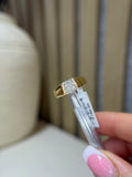 Pre-Loved 18k Gold Princess Cut Diamond Ring
