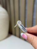 Pre-Loved 9k Gold Natural Diamond Cluster Ring