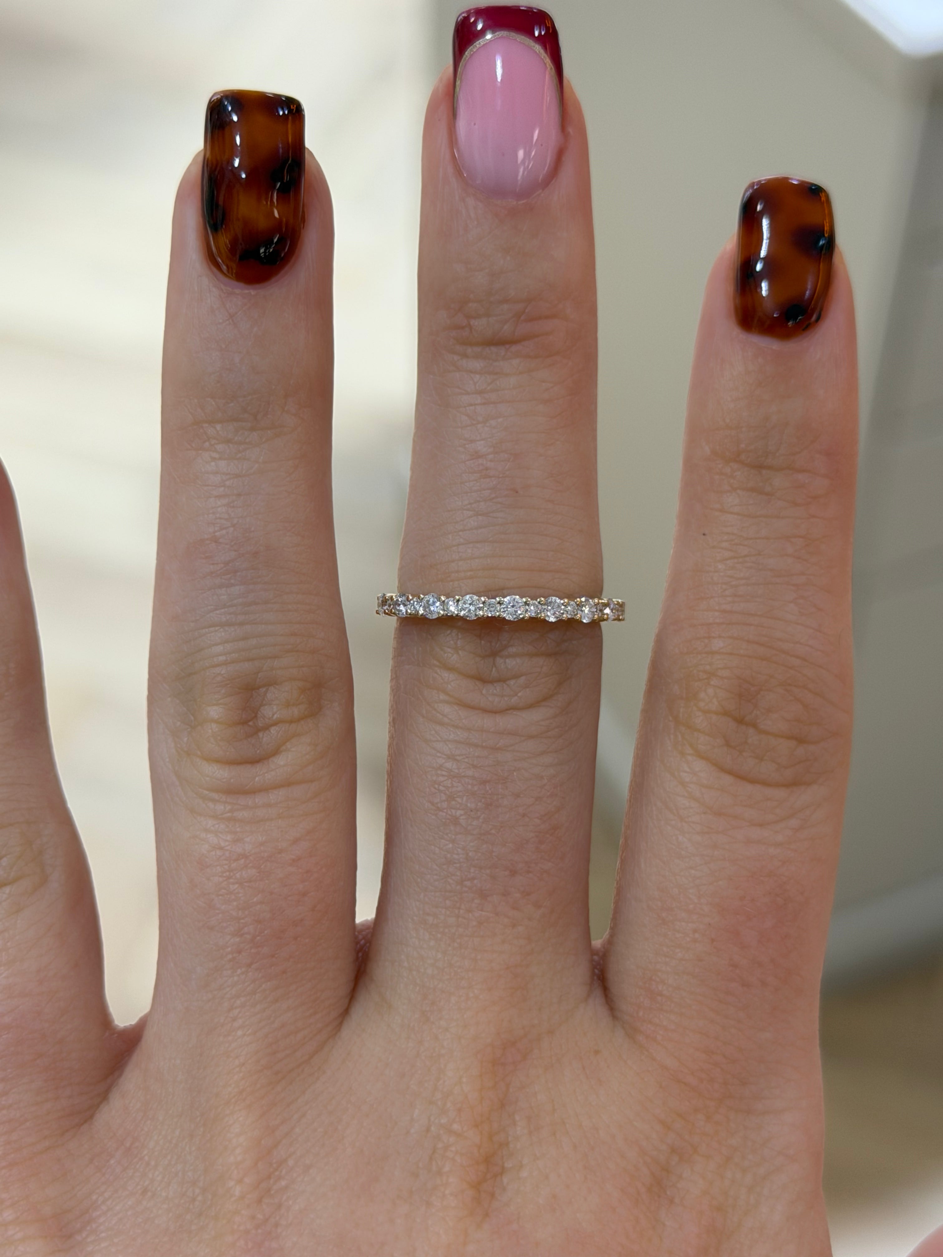 Classic Pavé Eternity Wedding Band