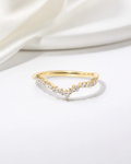 Baguette Cluster Wishbone Band
