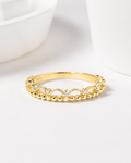 Beaded Milgrain Wedding Band