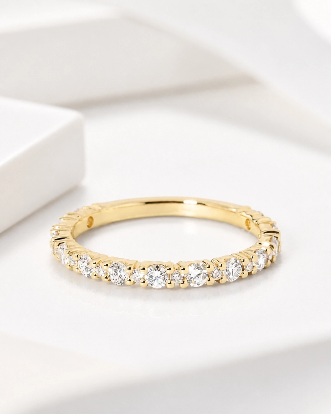 Classic Pavé Eternity Wedding Band