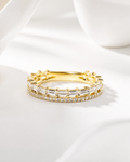 Double Row Baguette Eternity Band
