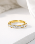 Heart Pavé Eternity Band