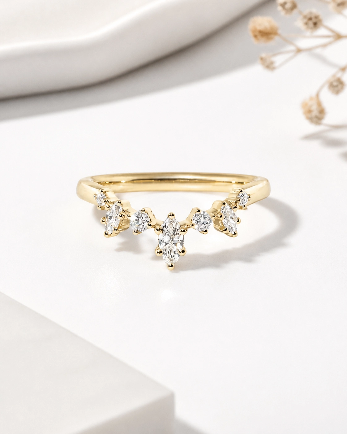 Marquise Fan Wishbone Band
