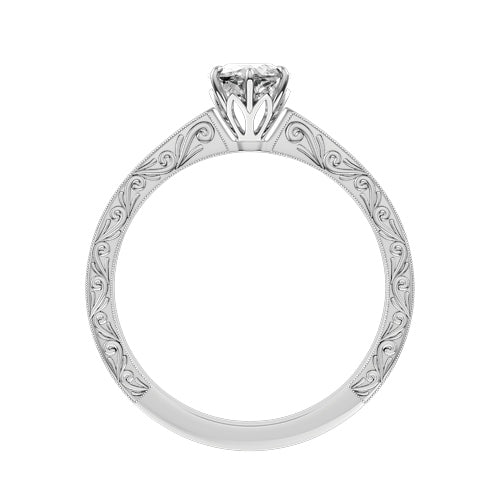 Marquise Lab-grown Diamond Bridal Ring — front