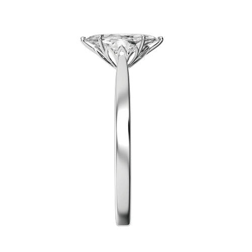 Marquise Lab-grown Diamond Bridal Ring — side