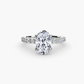 3.04ct Oval Lab Grown Diamond Ring
