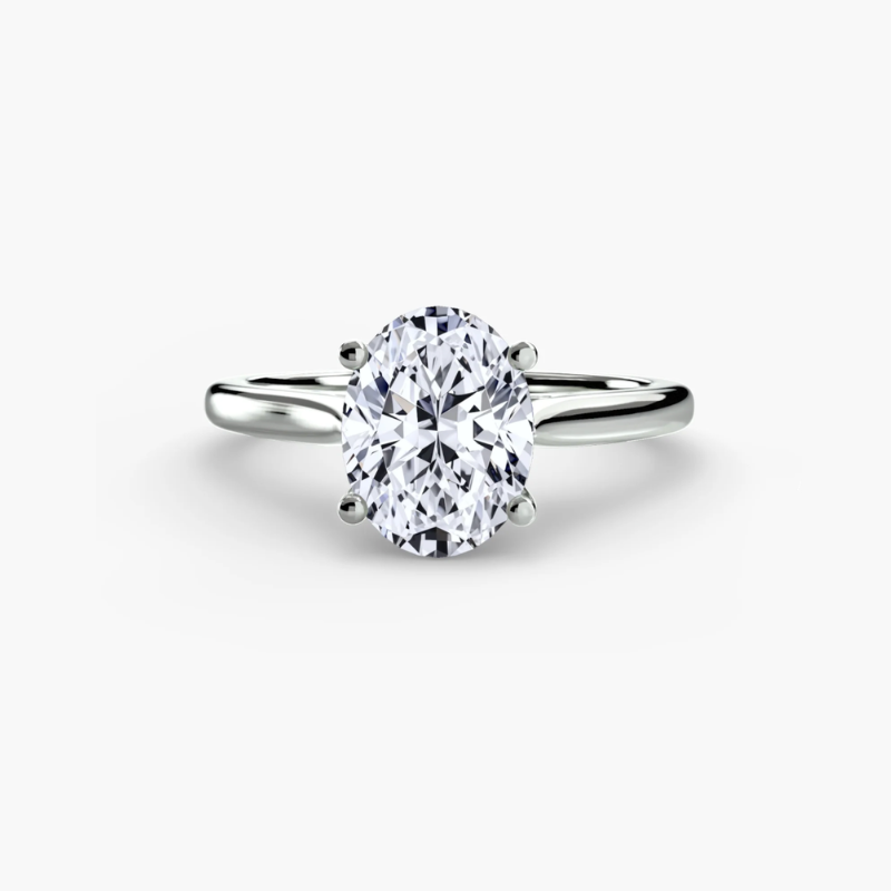 2.03ct Oval Lab Grown Diamond Ring