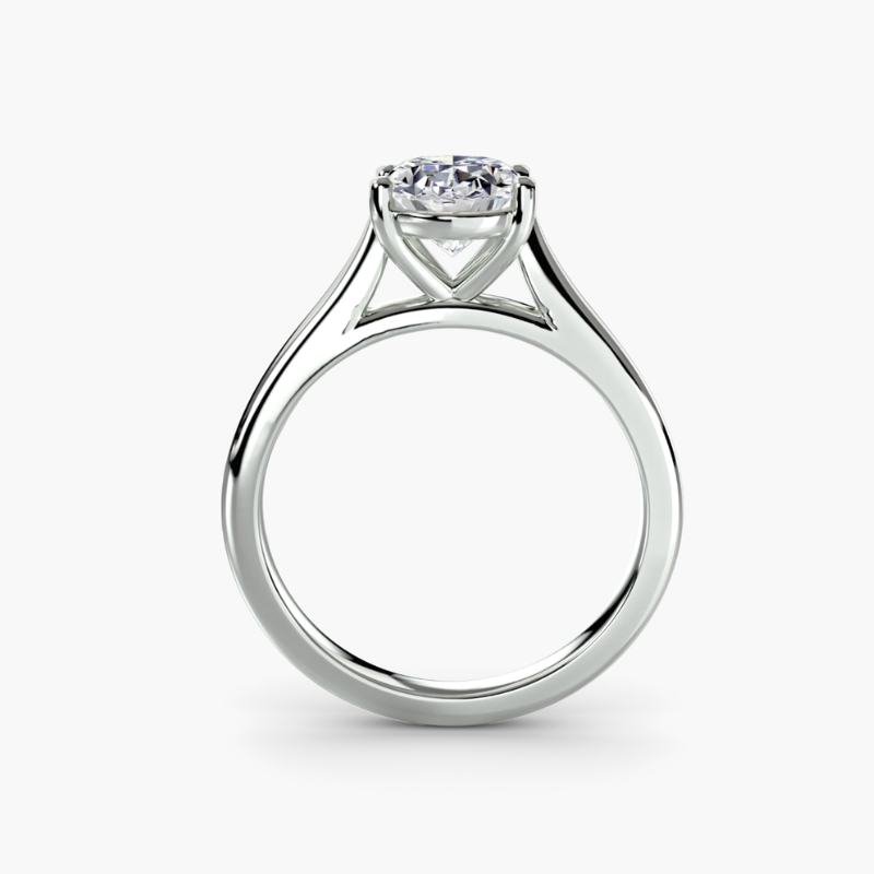 2.03ct Oval Lab Grown Diamond Ring
