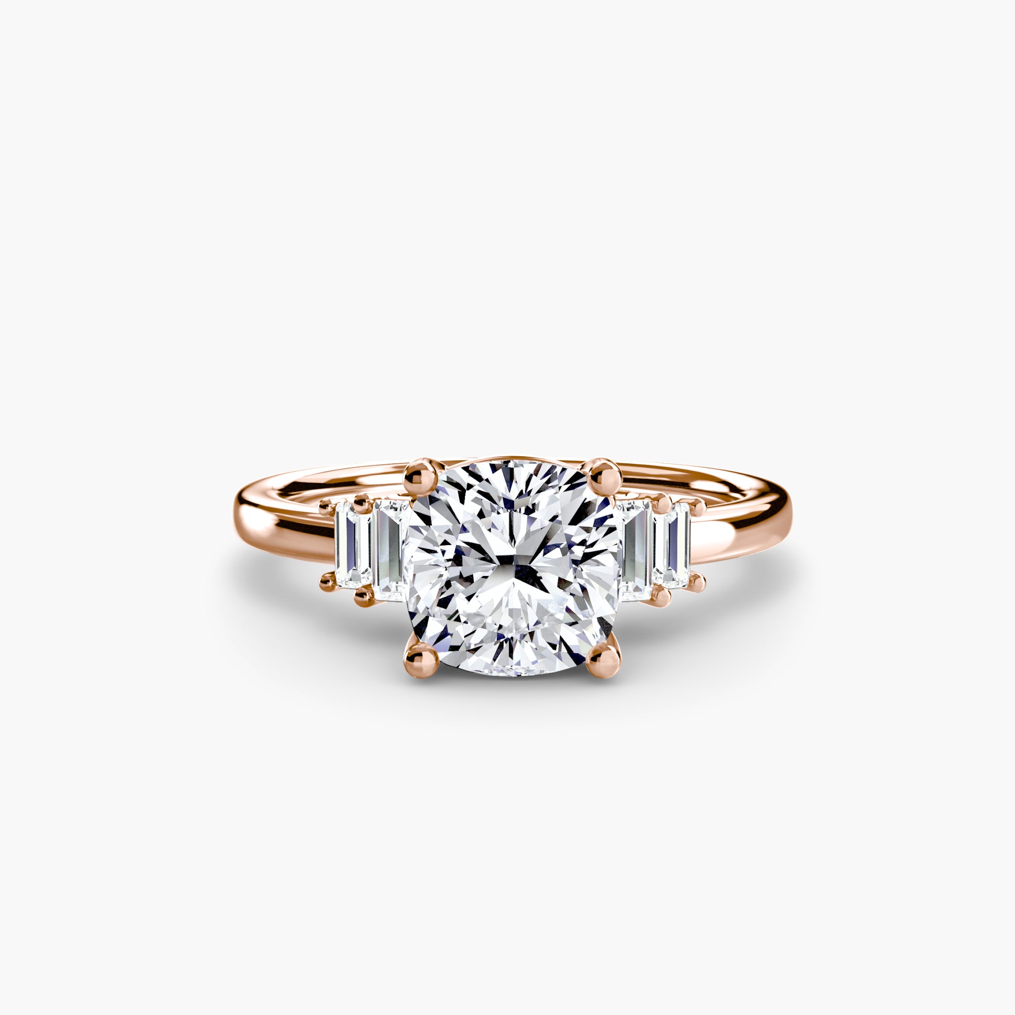 Baguette Accent Solitaire