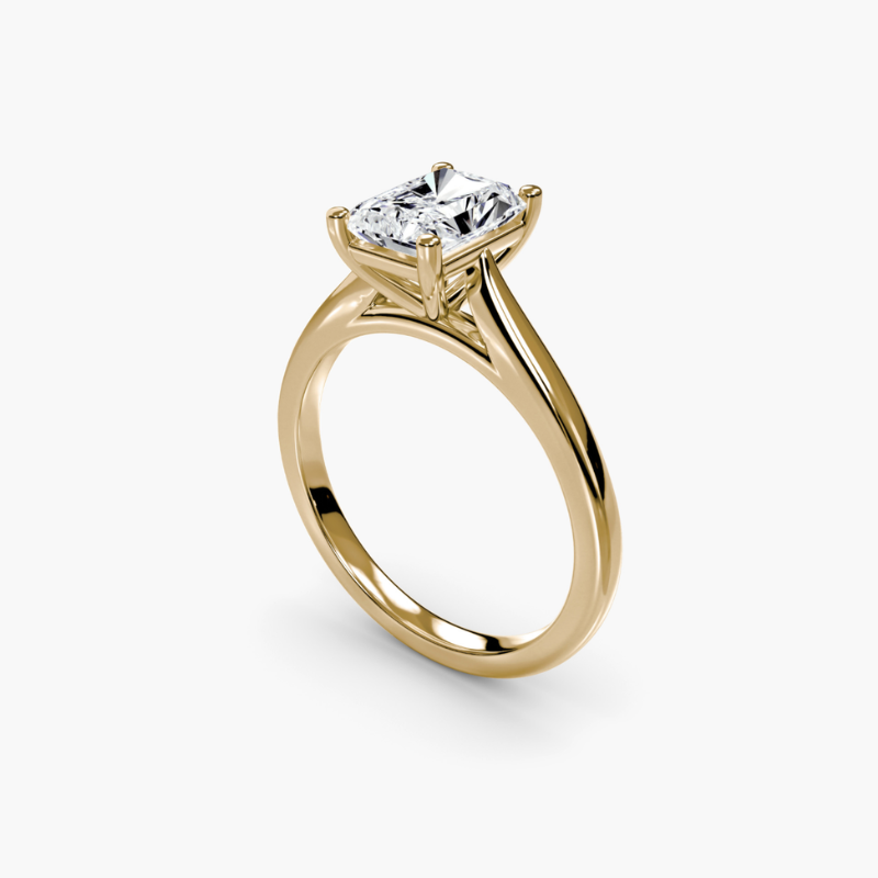 2.03ct Radiant Cut Lab Grown Diamond Ring