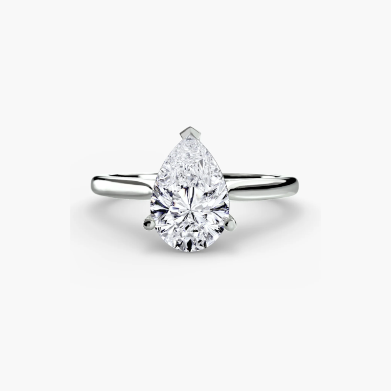 2.03ct Pear Shape Lab Grown Diamond Ring