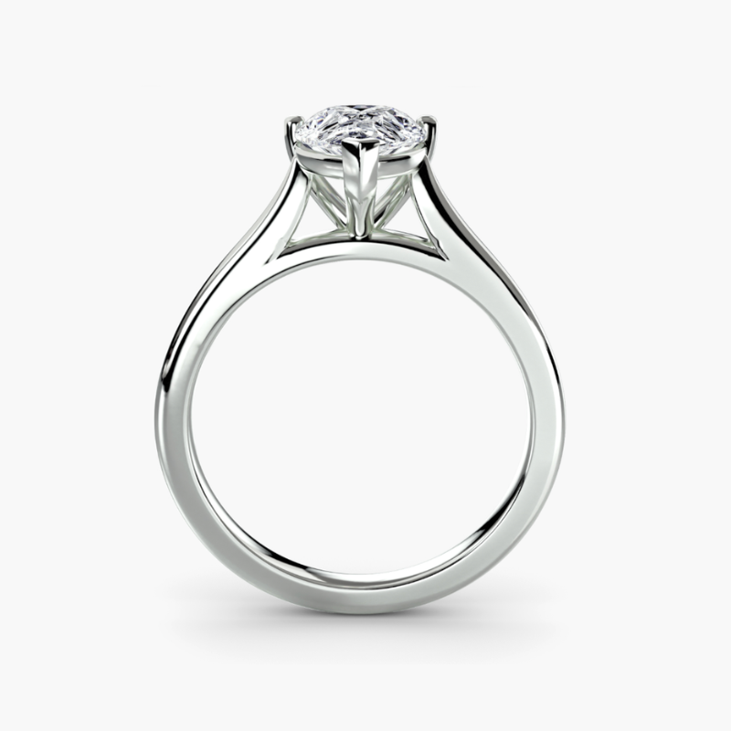 2.03ct Pear Shape Lab Grown Diamond Ring