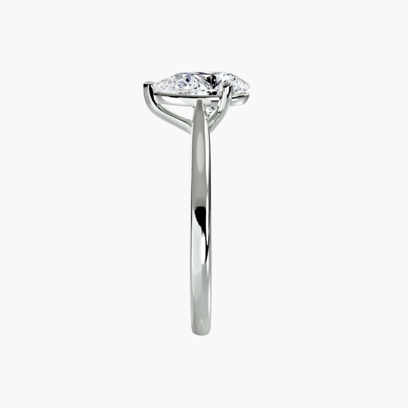 2.03ct Pear Shape Lab Grown Diamond Ring