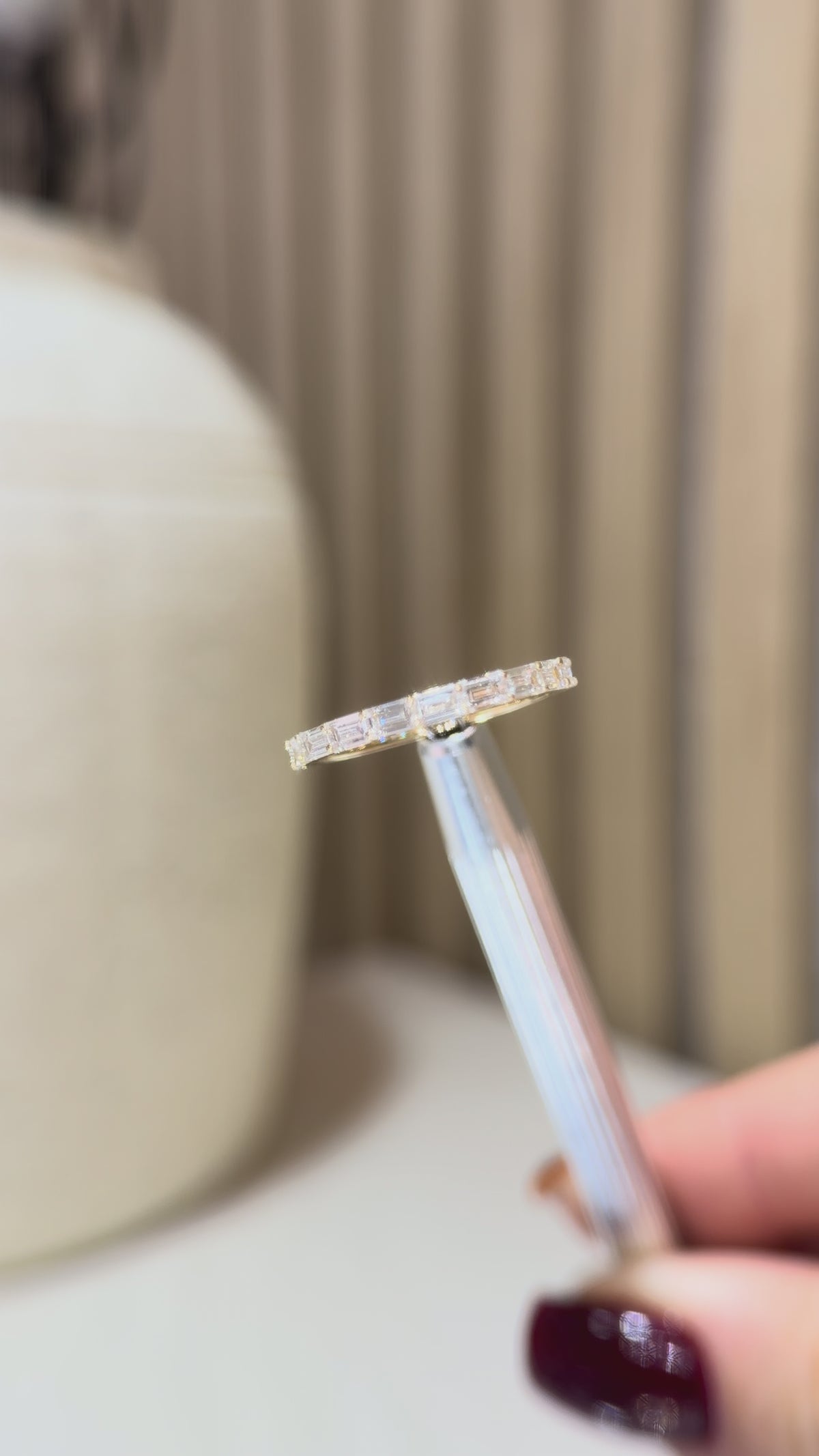 Baguette Eternity Band